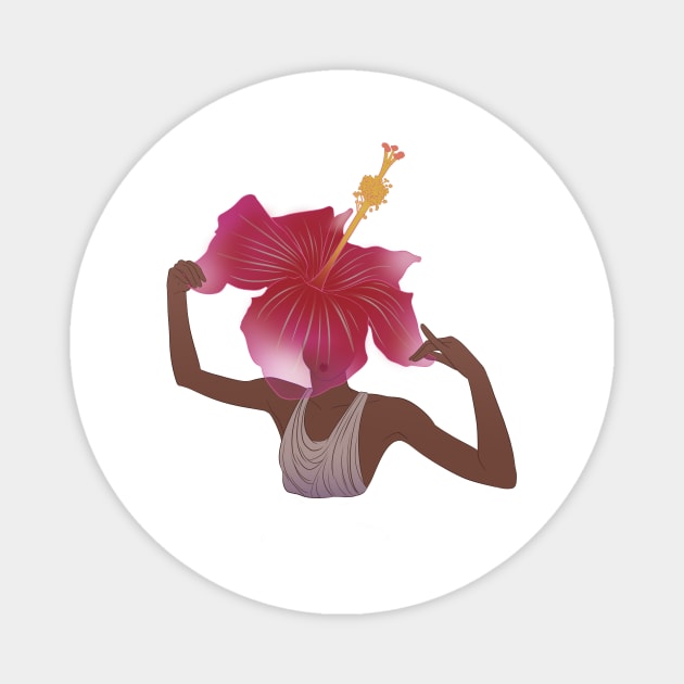 Hibiscus Magnet by SheaPhillips